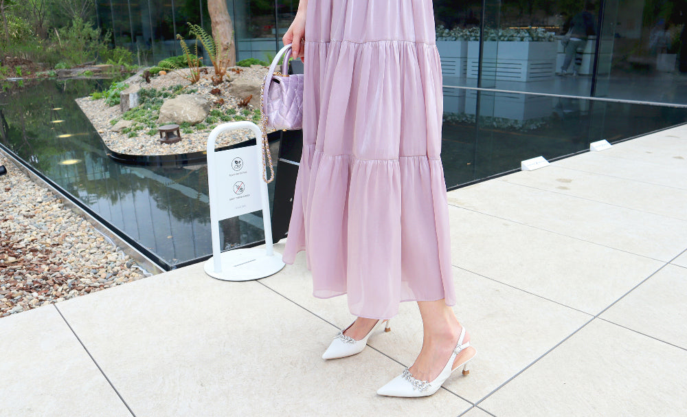 < M A D E > The Lilac Rivers Long Skirt