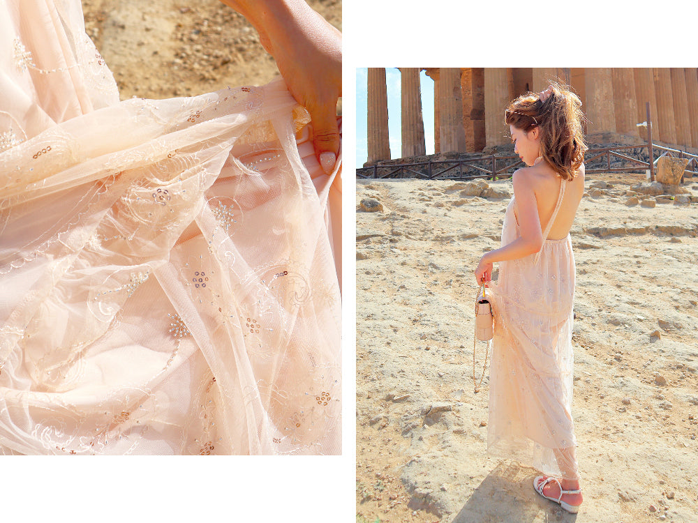 < M A D E > The Sicily Myths Maxi Dress