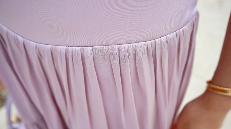 < M A D E > The Lilac Rivers Long Skirt