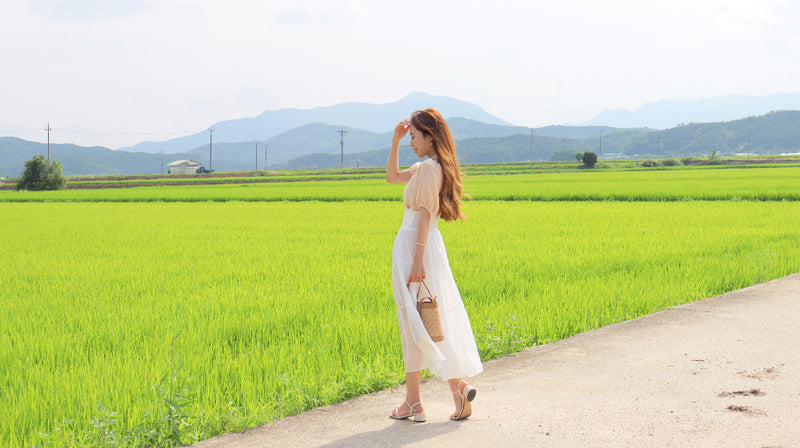 < M A D E > The Lilac Rivers Long Skirt