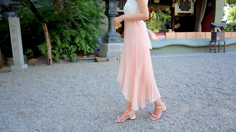 < M A D E > Grapefruit Soda Long Dress