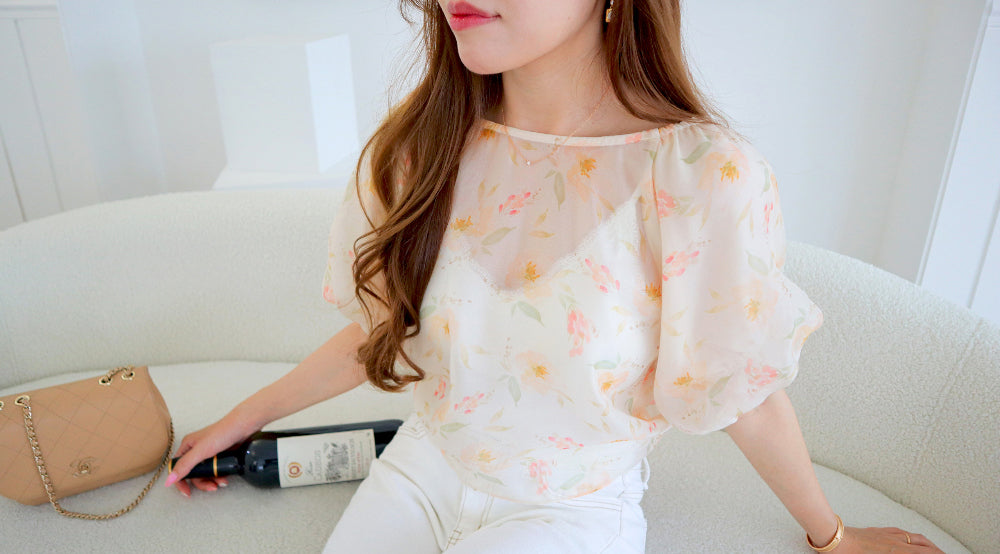 < M A D E > The Butterfly Room 3-way Blouse