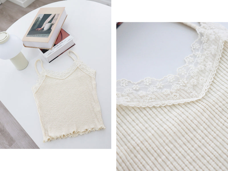 Morning Grains Lace Camisole