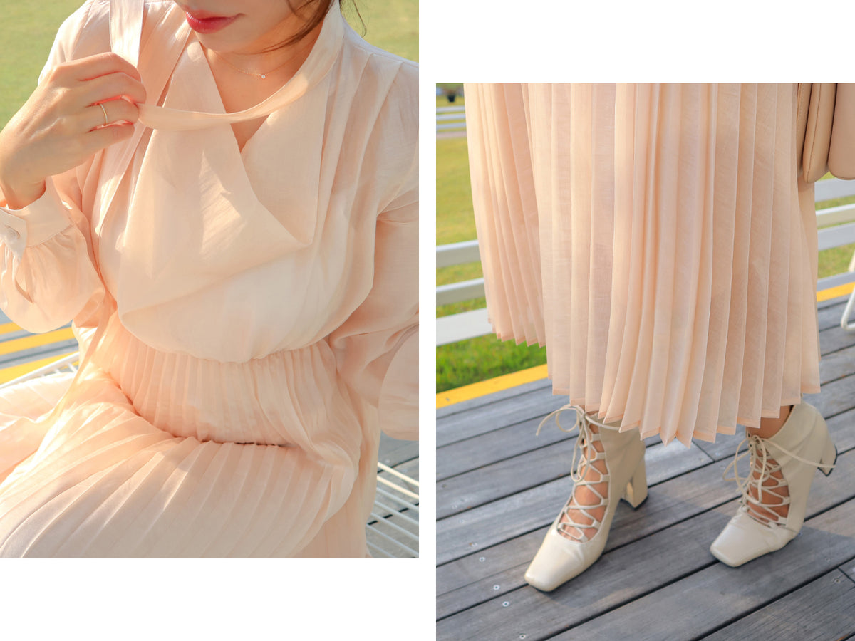 < M A D E > An Apricot Marmalade Shirt Dress