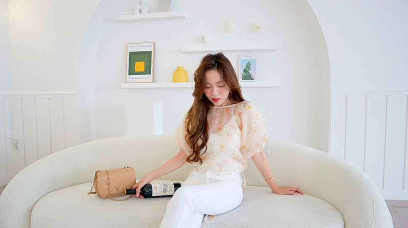 < M A D E > The Butterfly Room 3-way Blouse