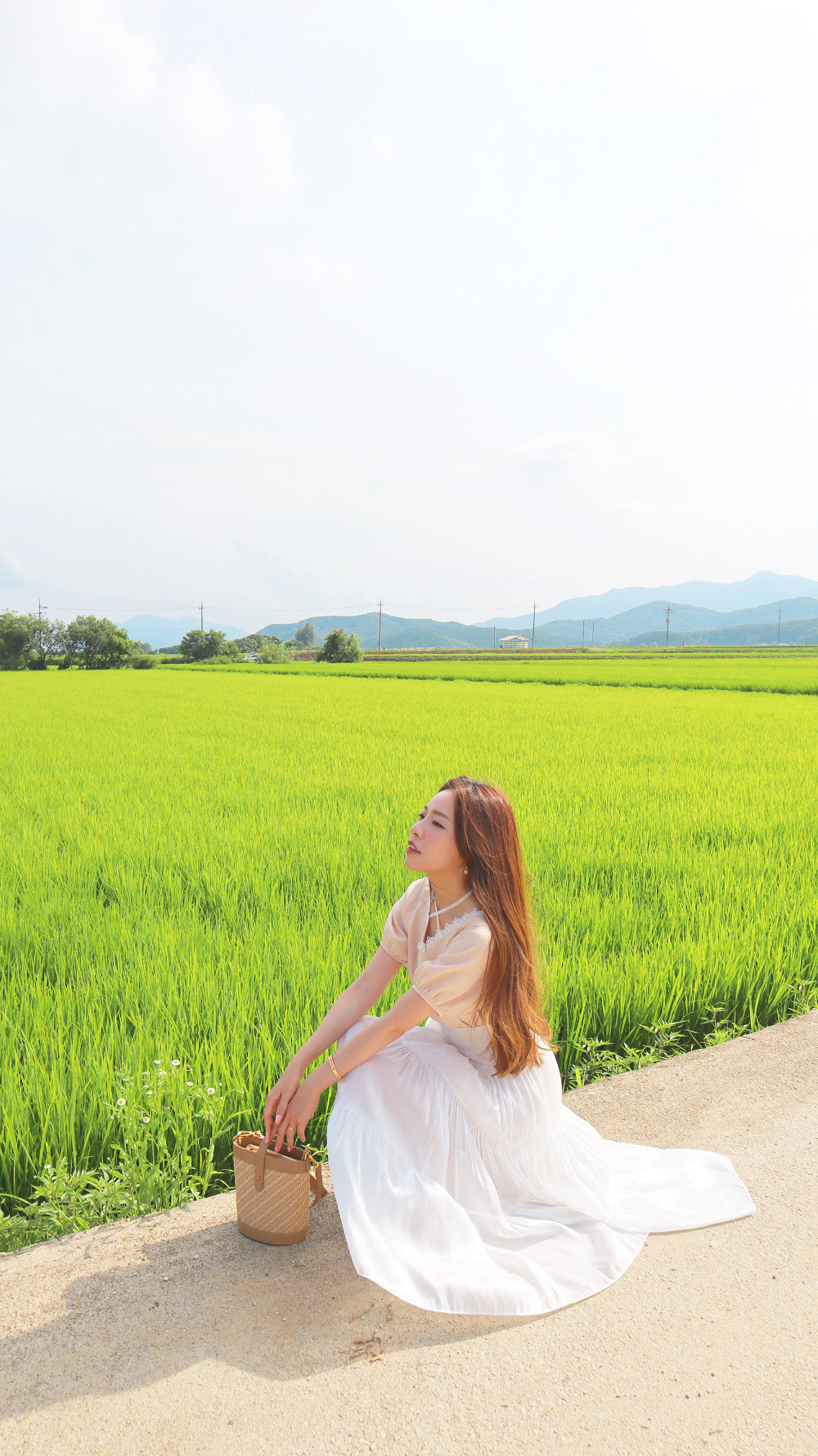 < M A D E > The Lilac Rivers Long Skirt