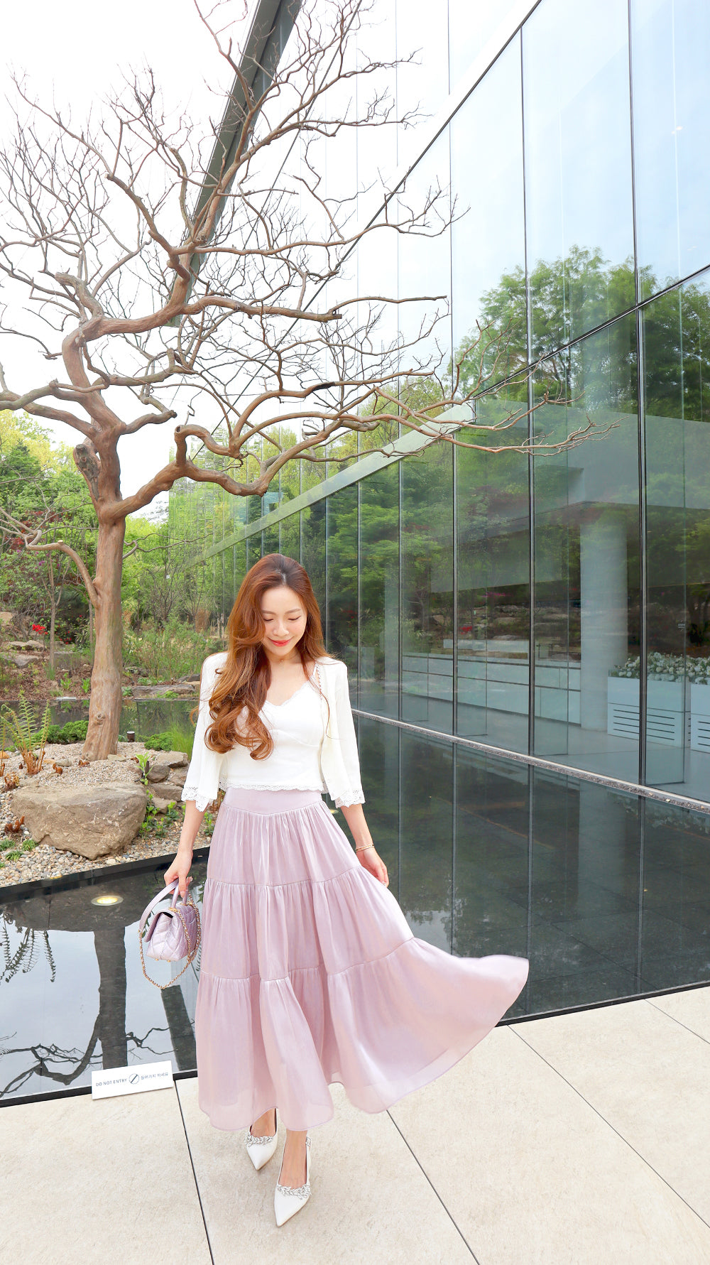 < M A D E > The Lilac Rivers Long Skirt