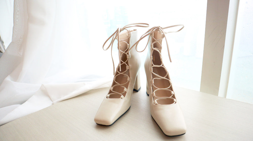 Ballerina Lace-up Boots