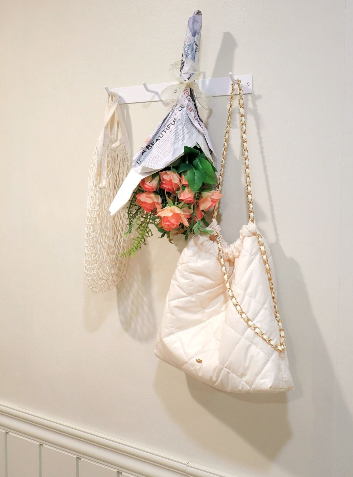 Waffle Chain Tote Bag