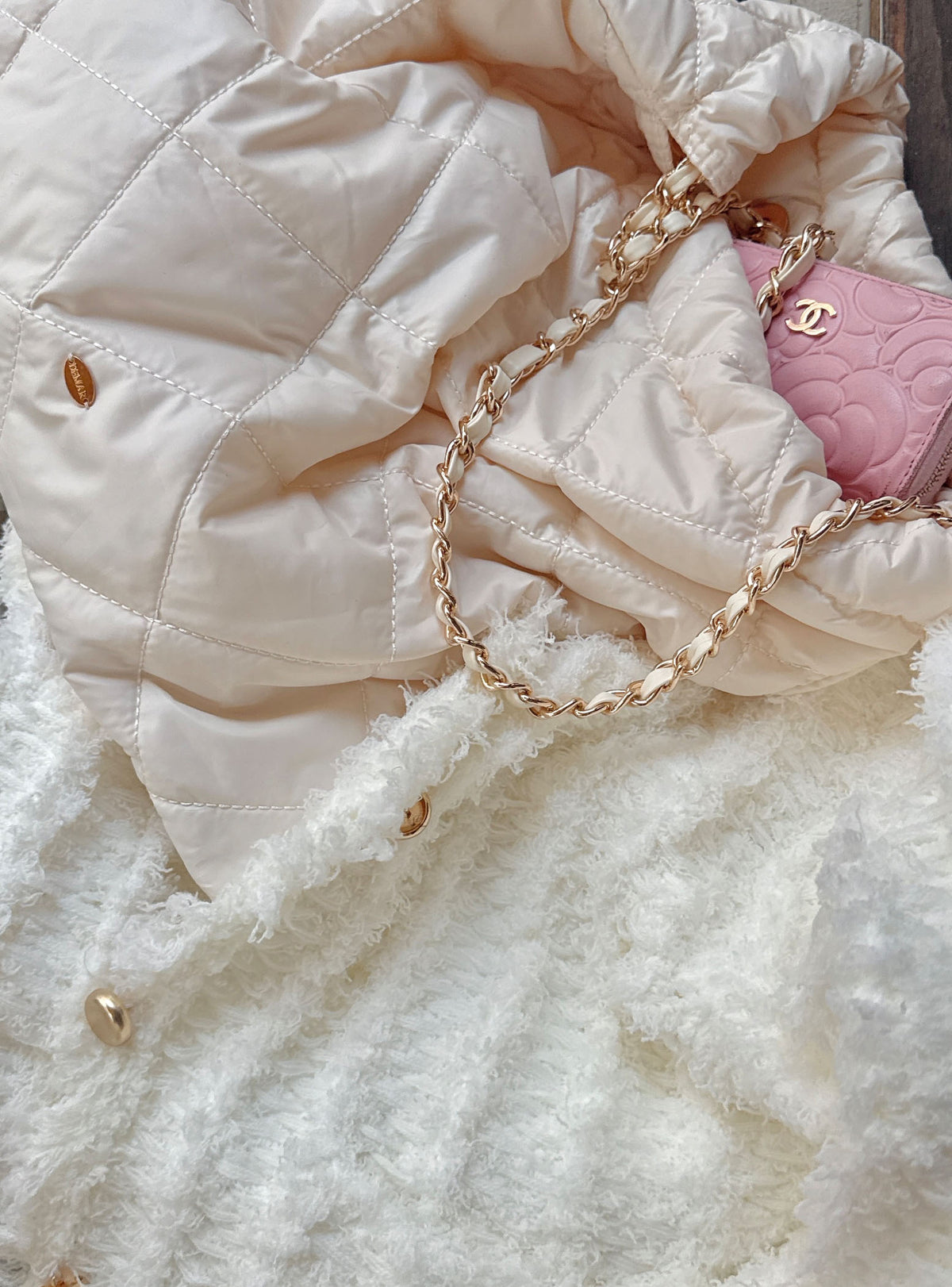 Waffle Chain Tote Bag