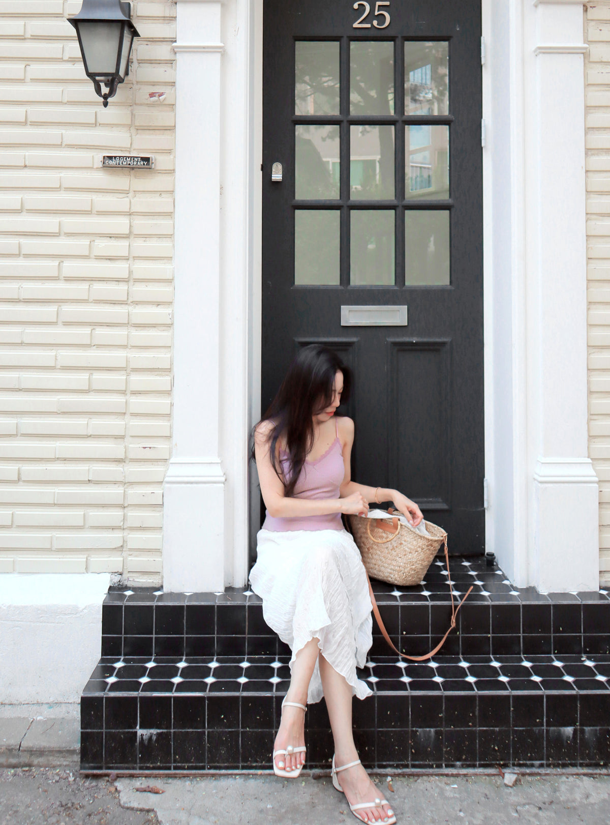 Milky Frappe Chiffon Skirt