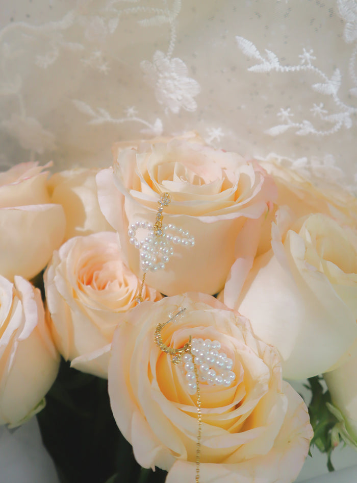 Bouquet Of Pearl Earrings