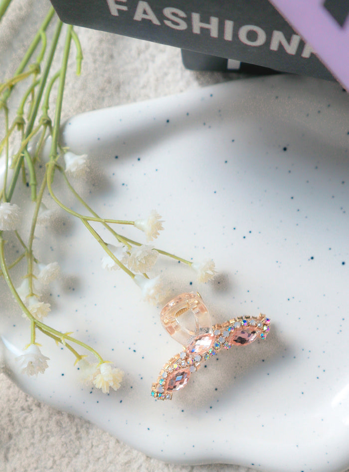 Pink Salted Petite Hair Clip