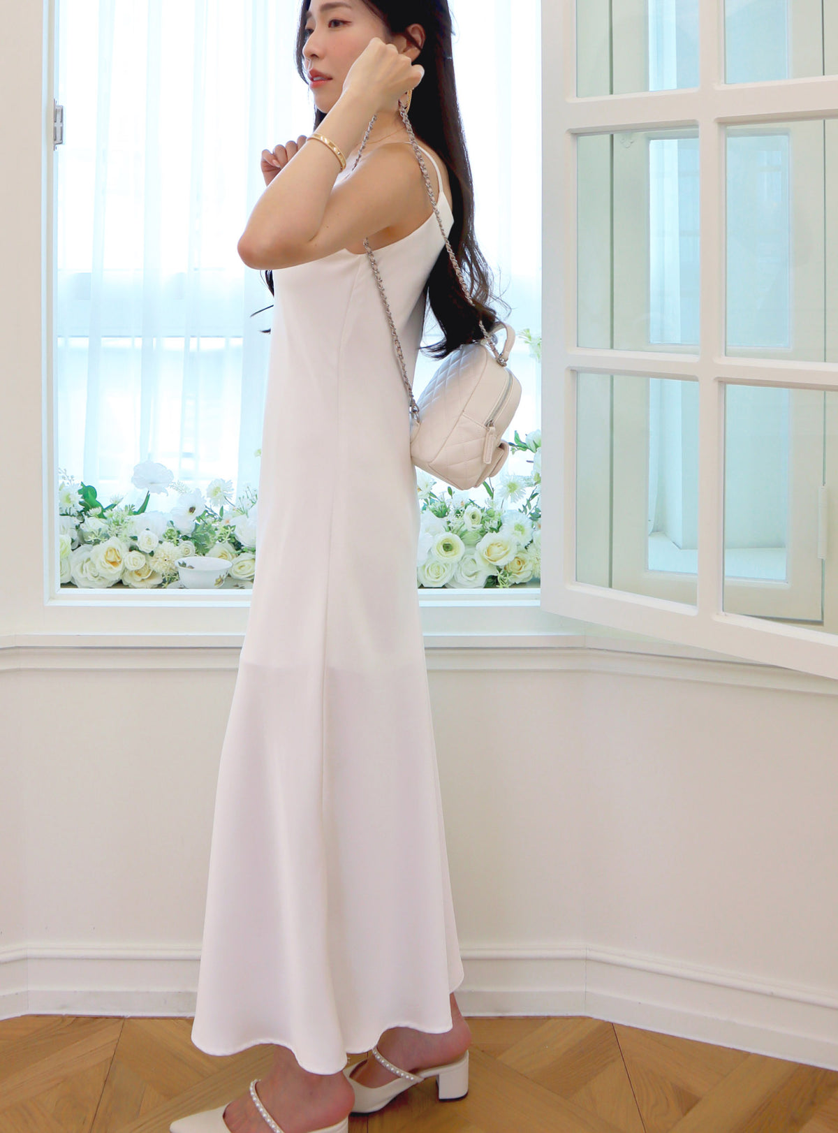 Pure Me Satin Long Dress