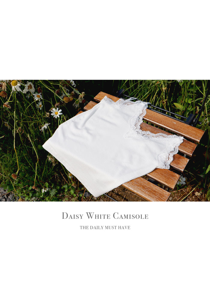 Daisy White Camisole