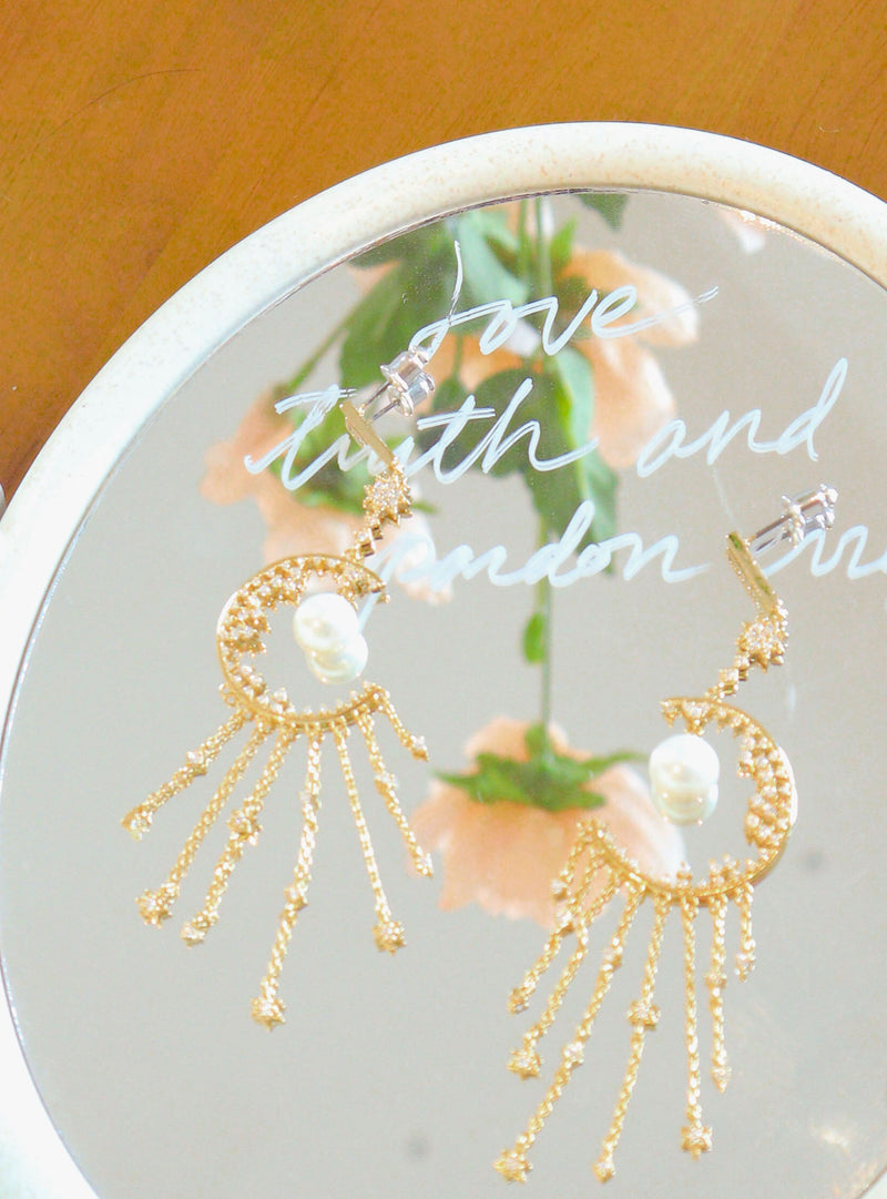 Moon N The Stars Earrings