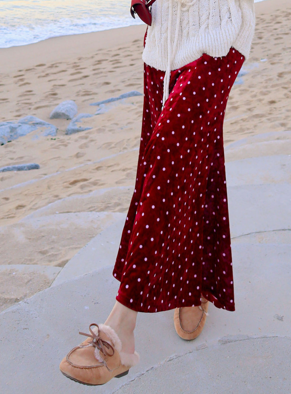 Teddy Bear Suede Mules