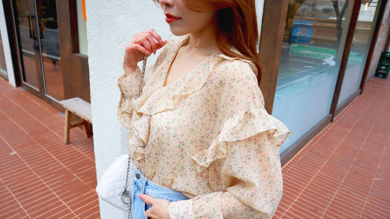 Camomile Pops Chiffon Blouse