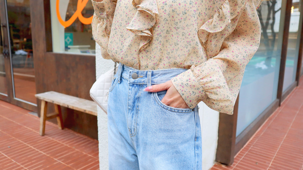 Camomile Pops Chiffon Blouse