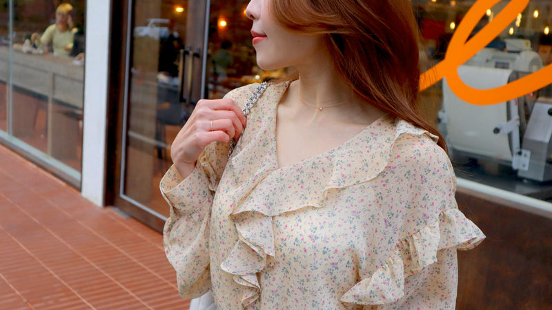 Camomile Pops Chiffon Blouse