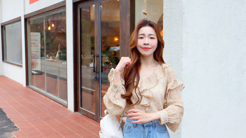 Camomile Pops Chiffon Blouse