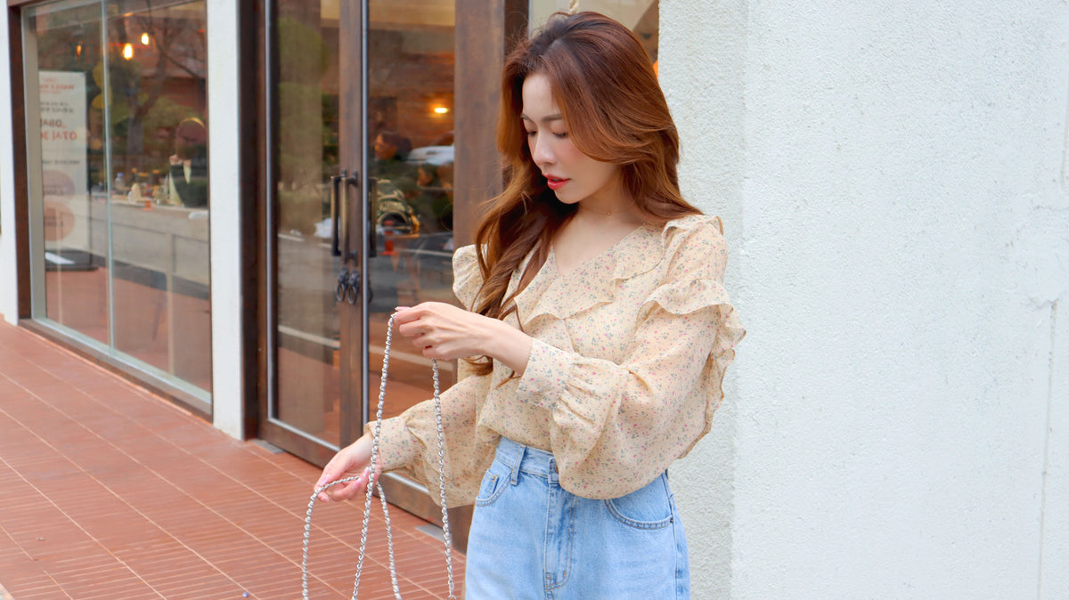 Camomile Pops Chiffon Blouse