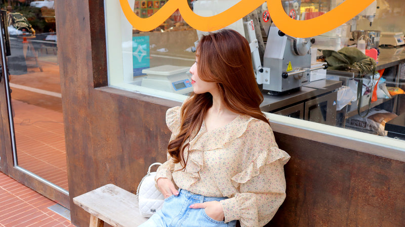 Camomile Pops Chiffon Blouse