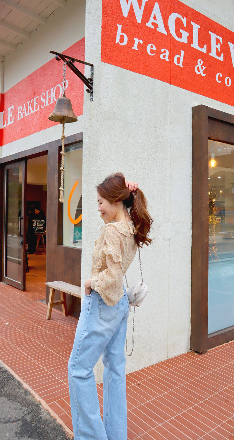 Camomile Pops Chiffon Blouse