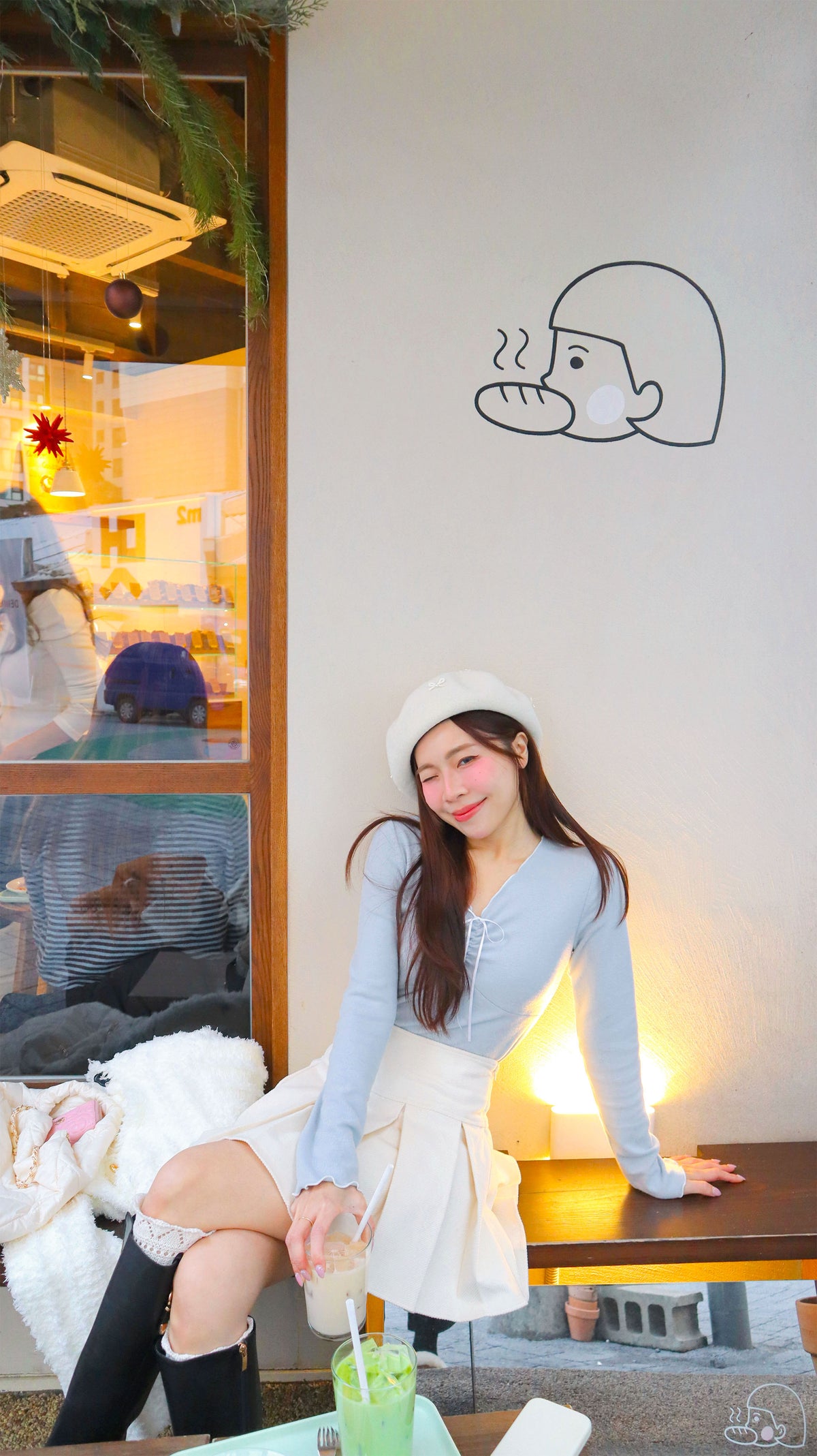 < M A D E > Blooming Days Fleece Top