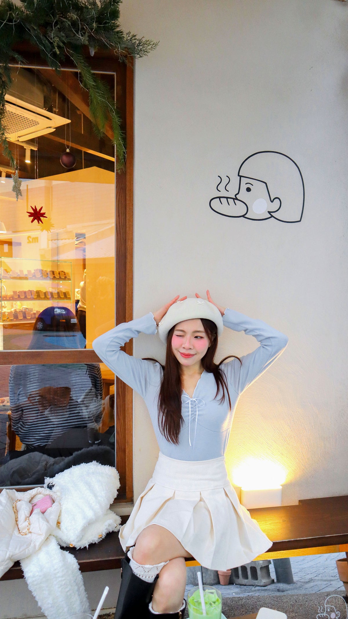 < M A D E > Blooming Days Fleece Top