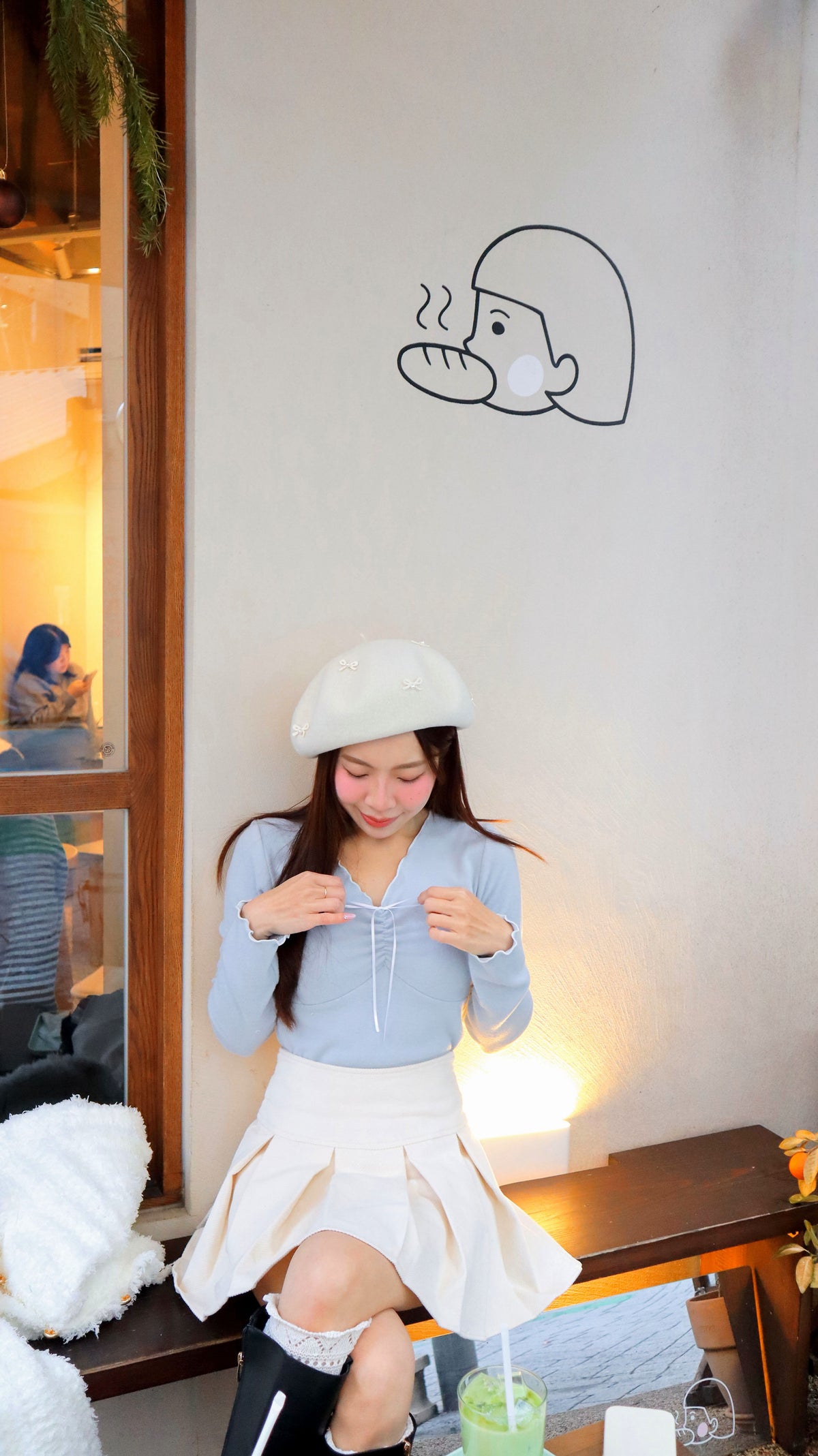 < M A D E > Blooming Days Fleece Top