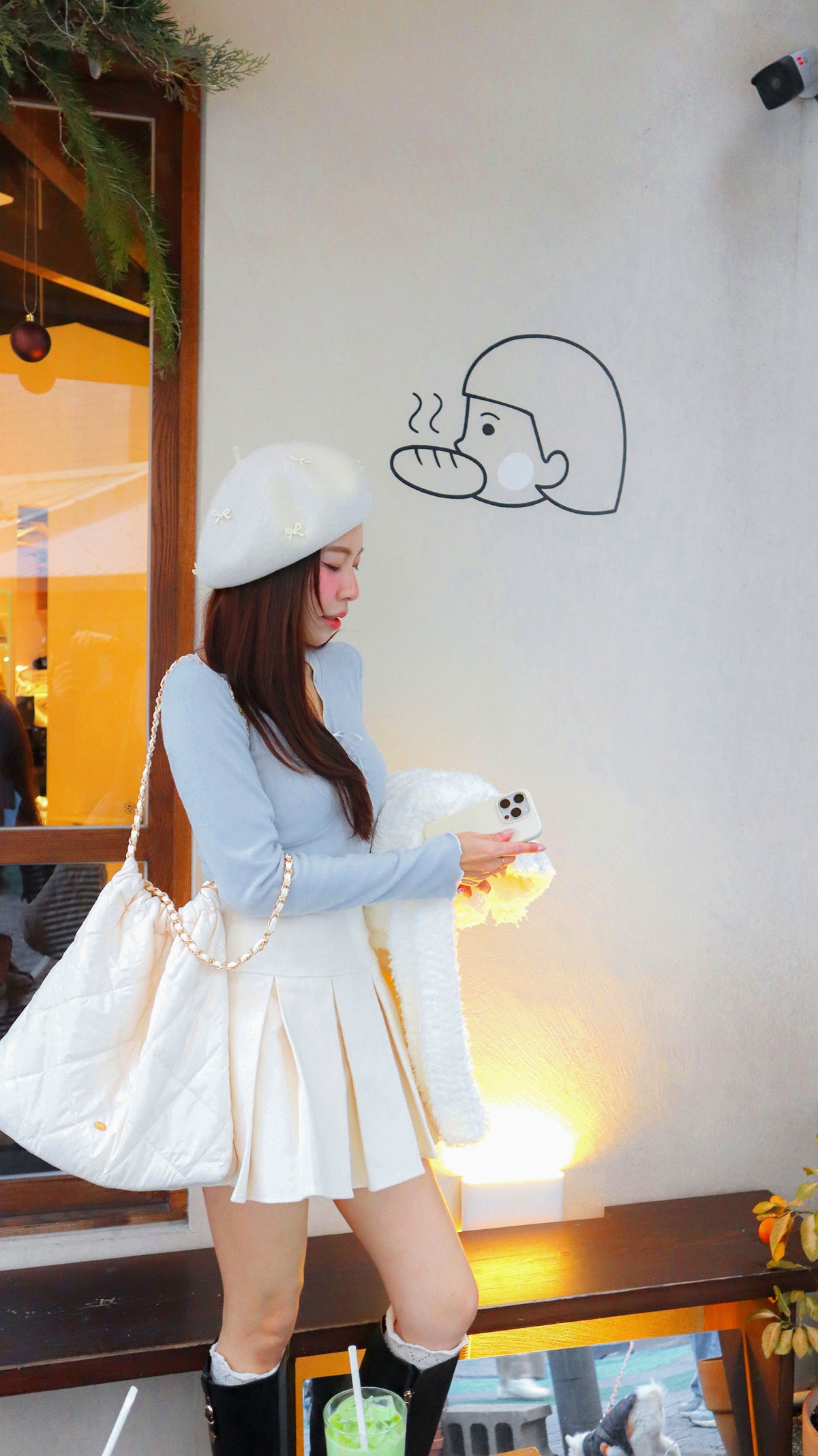 < M A D E > Blooming Days Fleece Top