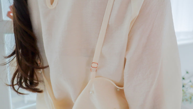 < M A D E > Tie-Up Jewel Twin Set