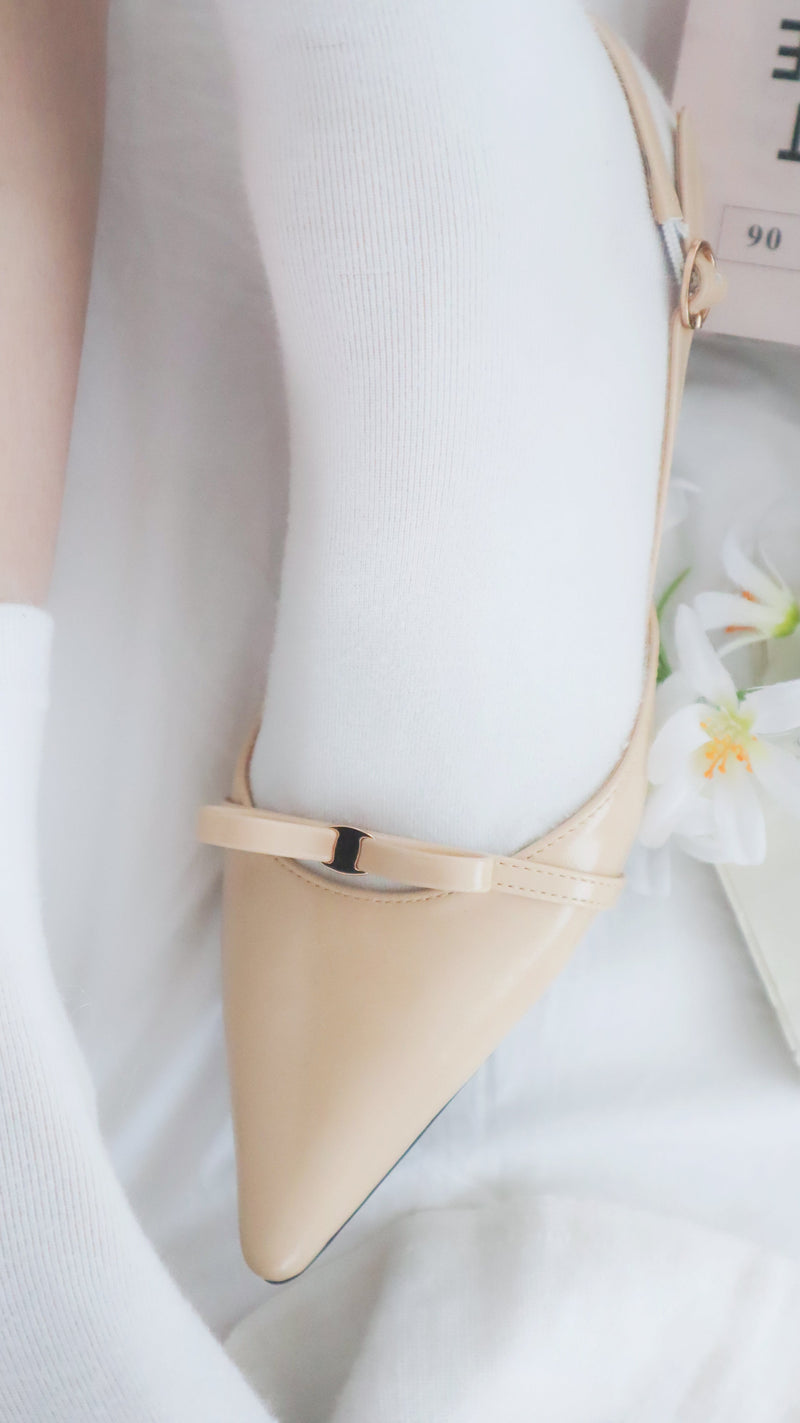 Royal Slingback Low Heels