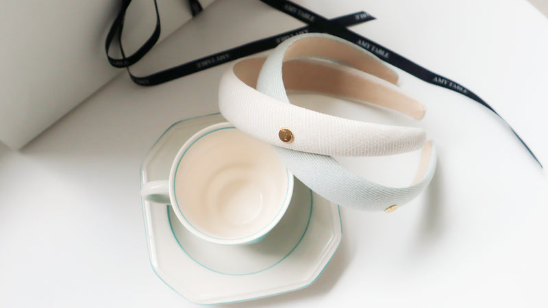Powdery Denim Hair Band