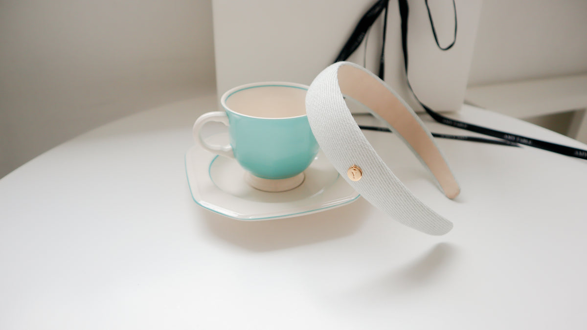 Powdery Denim Hair Band