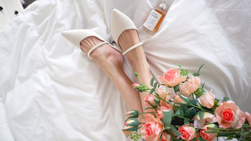 Spring Of Pearl Low Heels