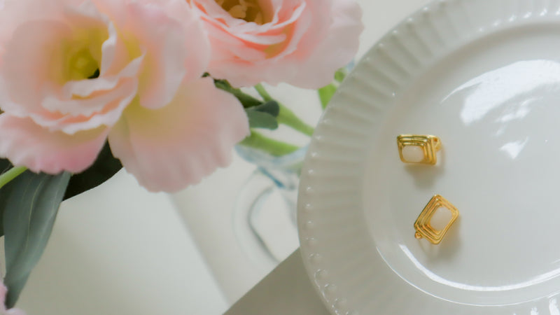Vintage Moonstone Earrings