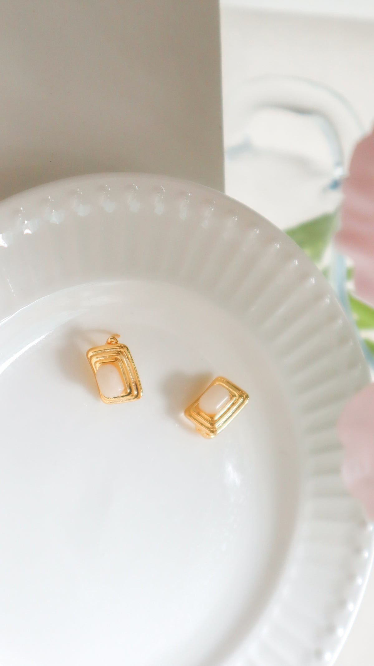 Vintage Moonstone Earrings