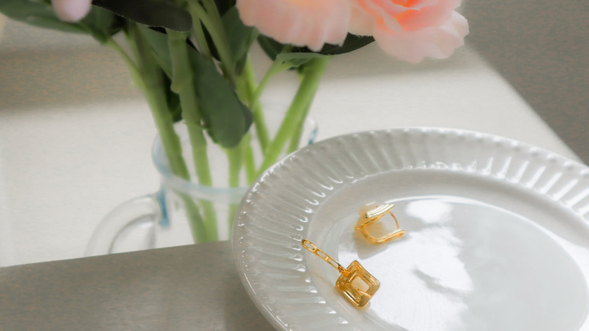 Vintage Moonstone Earrings