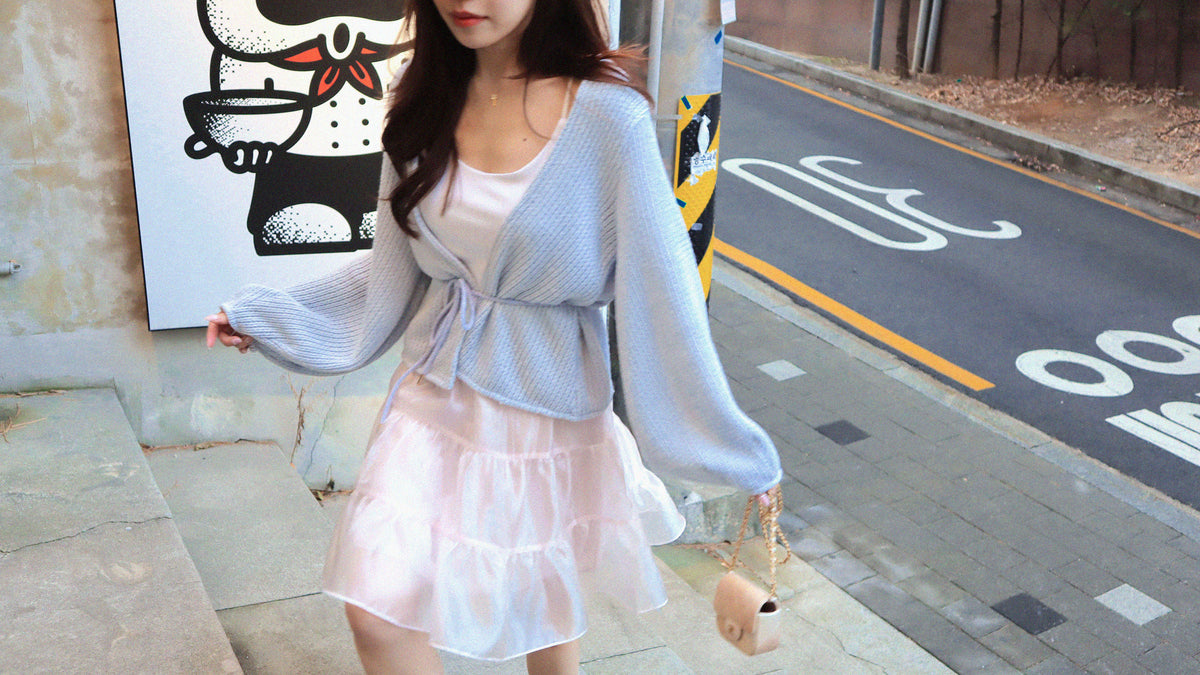 < M A D E > The Icying Puff Cardigan