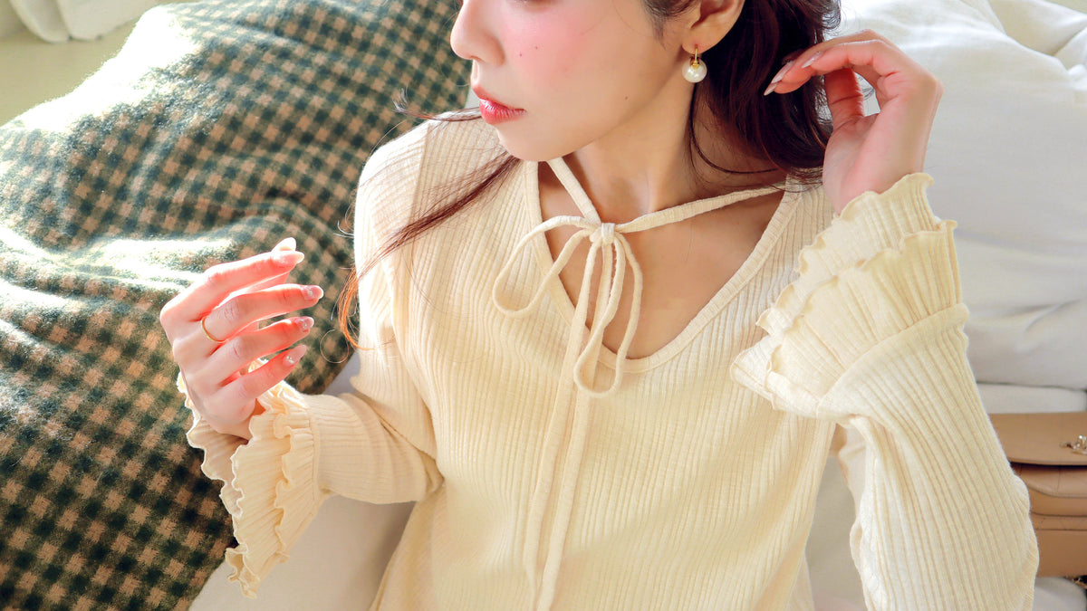 < M A D E > Unmelted Ribbed Midi Top