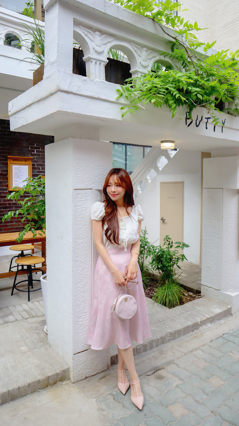 < M A D E > White Blossom Mermaid Skirt
