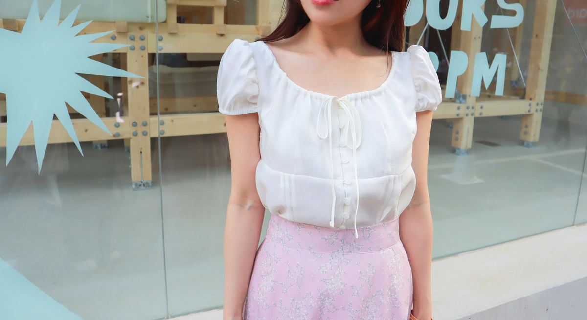 The Bleached Linen Blouse
