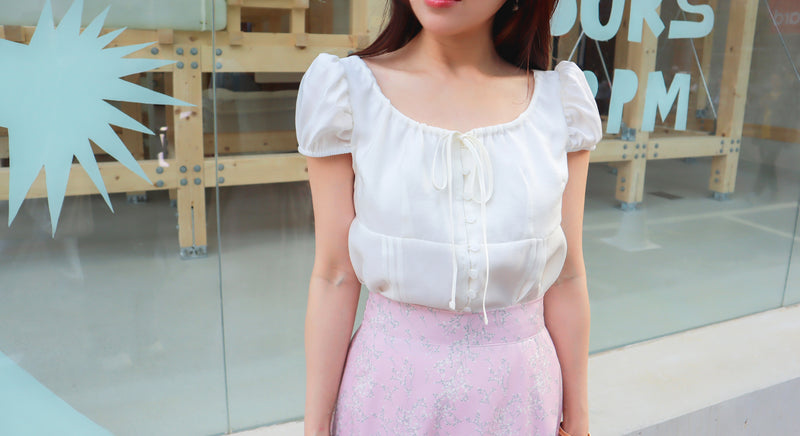 The Bleached Linen Blouse