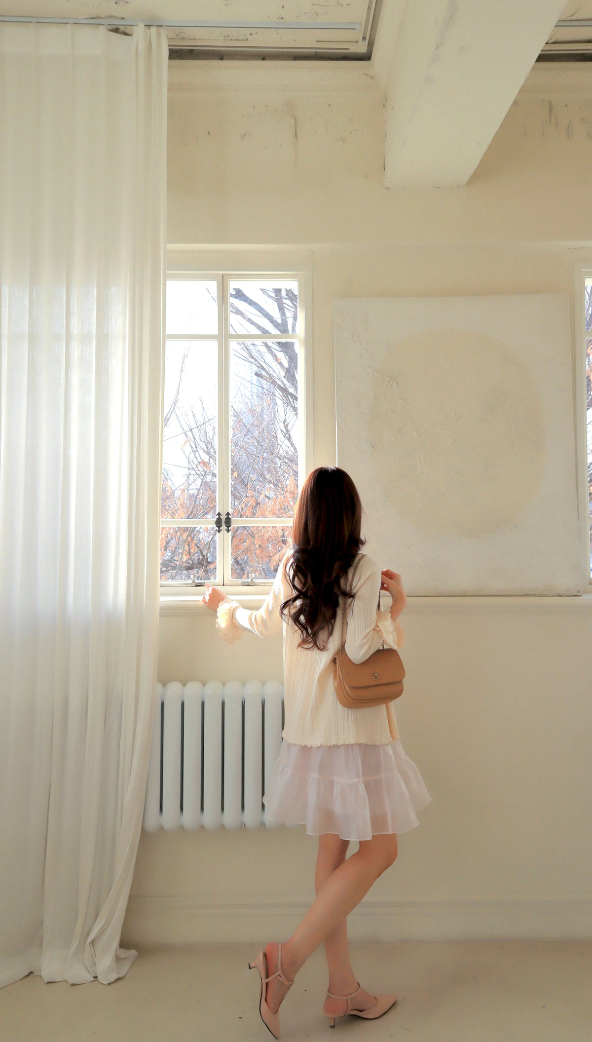 < M A D E > Unmelted Ribbed Midi Top