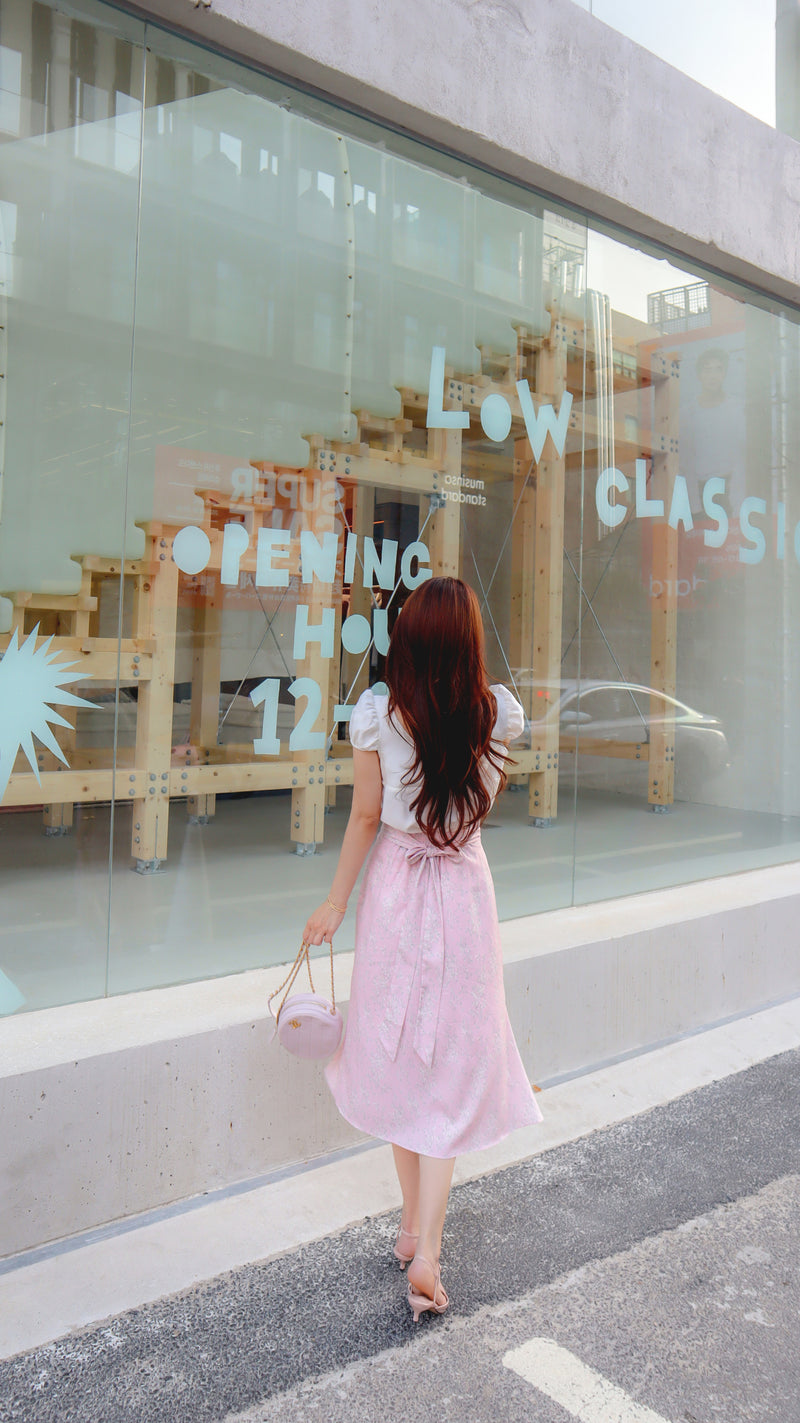 < M A D E > White Blossom Mermaid Skirt