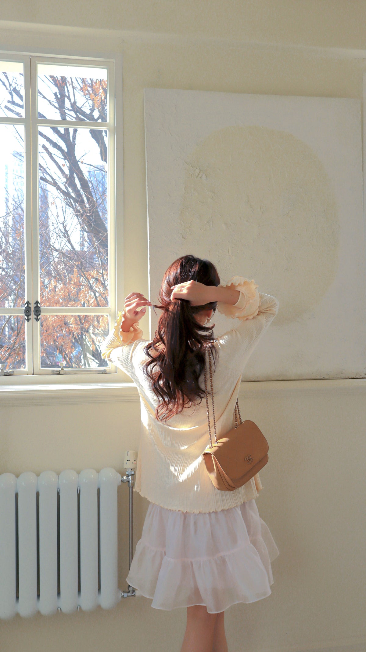 < M A D E > Unmelted Ribbed Midi Top