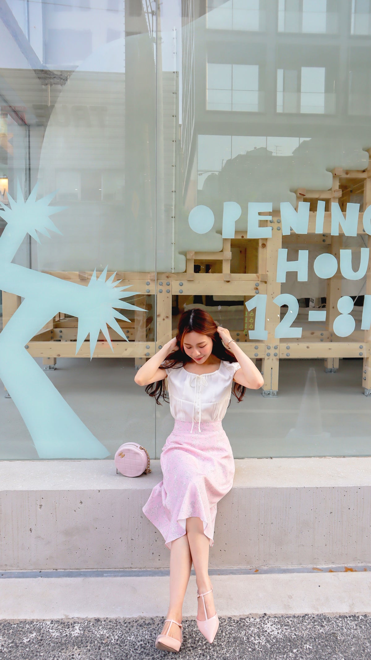 < M A D E > White Blossom Mermaid Skirt