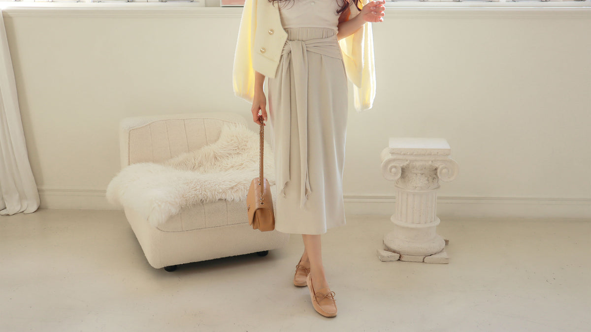 < M A D E > Pepper Mojito Jersey Skirt